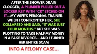 AFTER THE SHOWER DRAIN CLOGGED, A Plumber Pulled Out A Locker Key With &ldquo;CR&rdquo;... - Reddit Stories