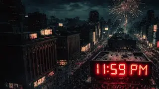 Время остановилось в 23:59 на Таймс-сквер.