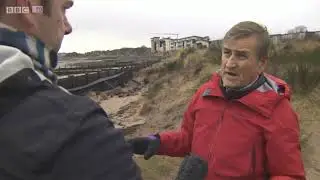 Monifieth Coastal Defences on BBC Reporting Scotland 5/1/18