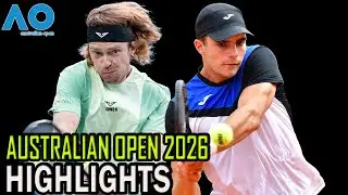 Andrey Rublev vs Jaime Faria Round 3 Highlights || Australian Open 2026