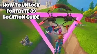 How To Unlock Fortbyte 89 Location Guide | Accessible By Flying Through Rings East Of Snobby Shores