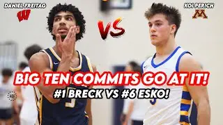Wisconsin Commit vs Minnesota Commit!! State Contenders Match Up! Daniel Freitag vs Koi Perich!