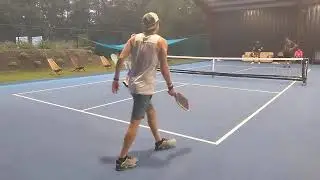 SWITCH-HANDED INSIDE-OUT WINNERS! 4.0 Pickleball Rec Game at Litchfield, SC