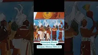 Bonampak Murals Maya Chiapas, Mexico 700's A D. 🤴🏿🛕 #mayans #mexico #murals #aboriginal #indigenous