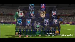 Playing fifa part 2 with barcelona 