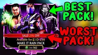 MK Mobile. Make It Rain Pack - THE WORST and THE BEST Pack Opening EVER!