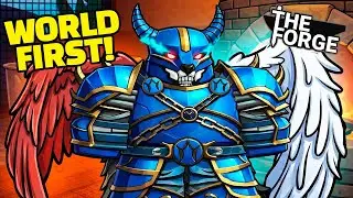 I Unlocked The WORLD'S FIRST ETHEREALITE WOLF ARMOUR In Roblox The Forge