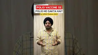 How Polio Virus can travel through the Polio Vaccine | UPSC Prelims 2025 | Sleepy Classes IAS