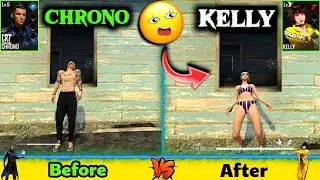 AFTER UPDATE KELLY VS CHRONO SPEED TEST FREE FIRE- GARENA FREE FIRE
