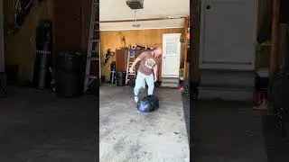 220 lbs for 6. Sandbag to shoulder. Trying to be fast. 27 seconds.