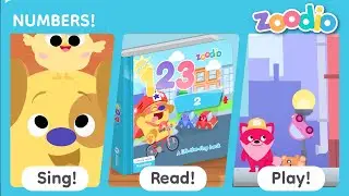 Zoodio Sing Read Play | Numbers | Fun Counting Stories, Numbers Music, Stories and Games for Kids