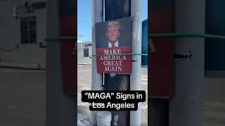 Halloween Anti-Trump Lenticular Posters in Los Angeles 10/7 #trump #posters