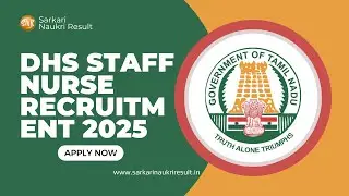 🔥 DHS Staff Nurse Recruitment 2025 | 224+ Govt Nurse Vacancies in Tamil Nadu &ndash; Apply Now!