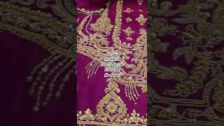 Pure Tissue Silk/Sheesha Silk/Handmade/Low Price Silk Dress @BinEjazbyParisZari #dress