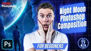 Photoshop Night Moon Manipulation | Dramatic Fantasy Tutorial