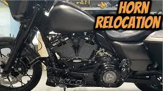 Relocate that ULGY horn on a Street Glide | Build Series | Part 14