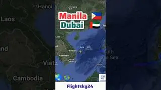 Manila to Dubai flight |Philippines to Dubai  Emirates flight #explore #aviation #emirates #dubai