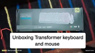 Unboxing Transformer ✌️⌨️ and mouse combo (Voice reveal) #unboxing #technopath