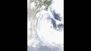 #Clima Terrestre02Agost2025 - impresionante turbulencia de nubes al sureste de argentina
