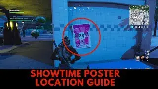 Search a Showtime Poster Location Guide Fortnite Marshmello Challenges