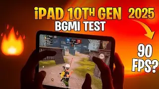iPad 10th Gen BGMI 90FPS Test 🔥 | Best Budget Gaming Tablet 2025? #bgmi #ipad10thgen