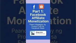 How To Add Product Link On Facebook Reels New Monetization Tutorial | Shopee Affiliate Program