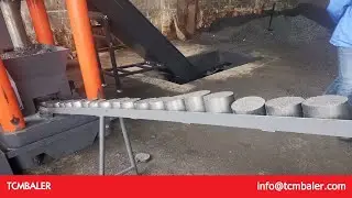 stainless swarf compressor with hopper