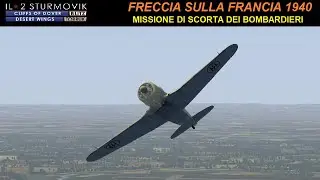 Battle of France 1940 Fiat G50 Bomber Escort iL-2 Cliffs of Dover in 4K UHD