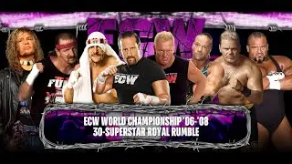 ECW Legends 30 Man Royal Rumble: WWE 2K24 Gameplay