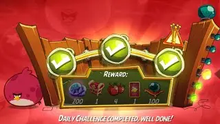 angry birds 2 daily challenge TERRENCE TRAIL today