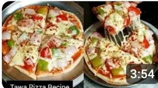 Live Stream.. तवे पर पिज्जा बनाने का सबसे आसान तरीका। Homemade Pizza  Recipe 😋👍