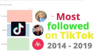 Most-followed TikTok Accounts (2014 - 2019) | Area Ranking