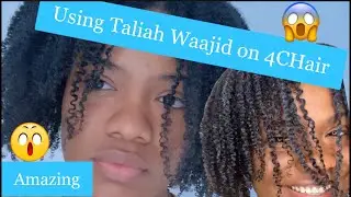 Taliah Waajid Wash and go on 4CHair |Type 4 Hair