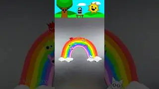 🌈Rainbow | Mixing Colors✨ #shorts #colors #colormixing #mix #quiz #games #sonic #mimibox