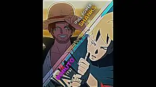 Shanks vs Boruto #shorts #animeworld #animeedit #edit #animeforever #onepiece #animegeek #boruto