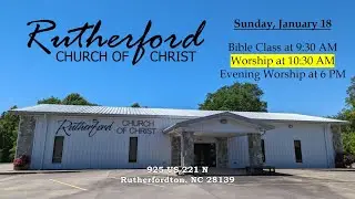 Sunday Morning Worship -- Stephen Hughes