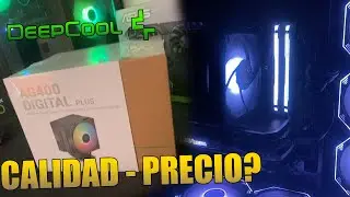 DEEPCOOL AG400 DIGITAL PLUS - REVIEW E INSTALACI&Oacute;N &iquest;VALE la PENA en 2025? SOCKET AM4 -5, 1200-1700