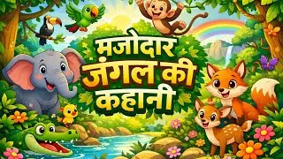 मजेदार जंगल कि कहानी|🐵 Majedaar Jungle Ki Kahani
