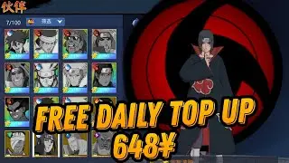 Naruto Grandmaster - Free Daily Top Up 648&yen; + SS Ninja + VIP & Discount 99% / X7 Game