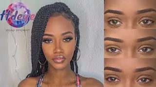 Affordable Natural Colored Contacts For Dark Skin Review (prescription) ft. TTDEYE |ClaireFendy