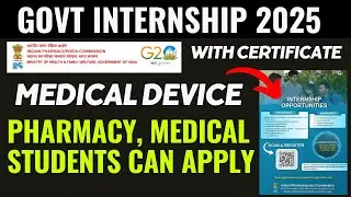 Internship opportunity for Pharma Students | With Certificate | IPC MVPI | Pharmacy Internship