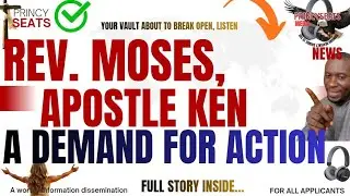 REV. MOSES, APOSTLE KEN- A DEMAND FOR ACTION