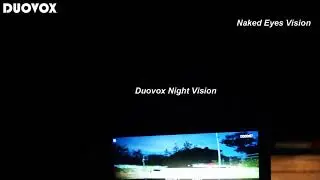 Driving on the dark countryside Road smoothly with Duovox Dual 1080P Night Vision System