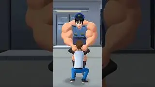 police officer transfer into body builder 💪😨💪😨😨💪💪😨💪#sakuraschoolsimulator #viralvideo #funny #sakura