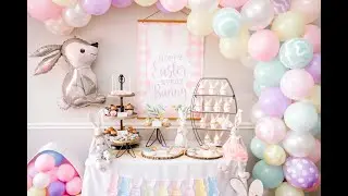 How to create a DIY Easter Bunny Party with printable decorations and accessories | Hadley Designs