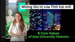 6 Values in the New Era-Dr.Tam&rsquo;s Talk at NextGen Day-Asia University Vietnam #101