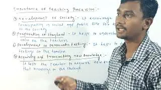 Importance and characteristics of teaching profession ( part -2)/Learning &Teaching (PE-3)#bednotes