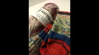 Обзор пряжи для носков Hobium - Kartopu - Готовые носки *😊