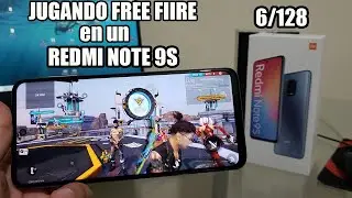 JUGANDO FREE FIRE EN UN REDMI NOTE 9S //FREE FIRE ULTRA SOMBRAS 60FPS NUEVA ACTUALIZACION