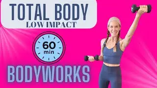 60 Minute Low Impact Bodyworks + Abs TOTAL BODY Workout With Light Weights | Full Body Strength